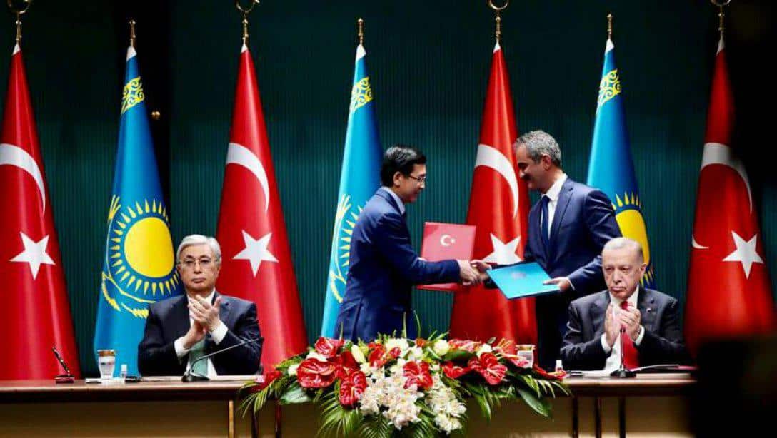 Türkiye İle Kazakistan Arasında Eğitim İş Birliği Anlaşması İmzalandı
